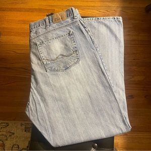 Vintage Wrangler Washed Blue Jeans Men's Size 42x32